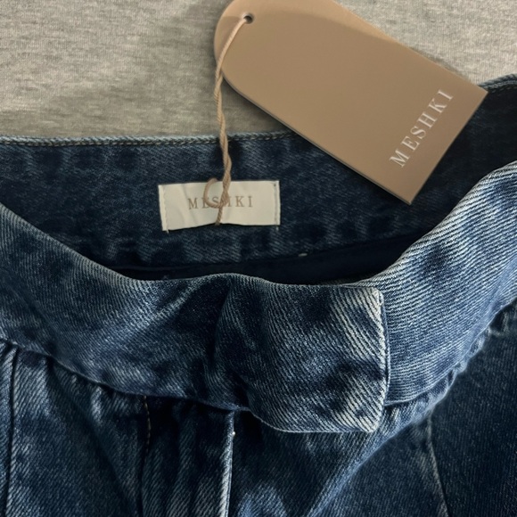 Meshki Abel Denim Dark Blue Shorts size Small BWNT $75 - Picture 6 of 8